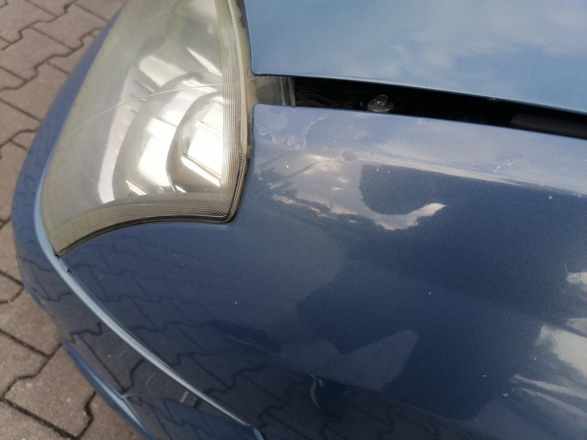 Opel Meriva A original Kotfl&uuml;gel vorn links Blaumetallic Z21T Eisenherz Bj.2008